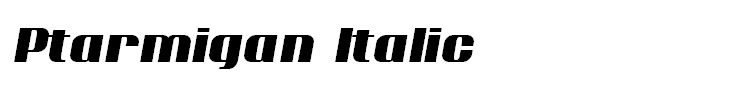 Ptarmigan Italic