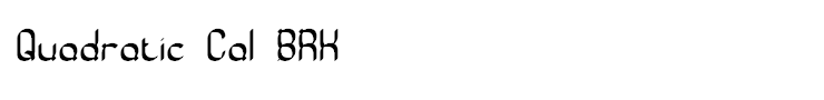 Quadratic Cal BRK