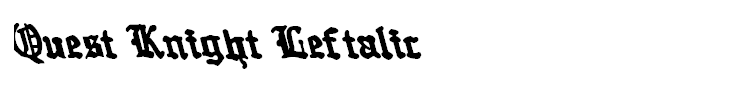 Quest Knight Leftalic
