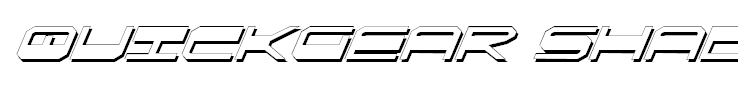 QuickGear Shadow Italic