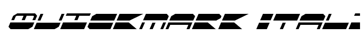 Quickmark Italic