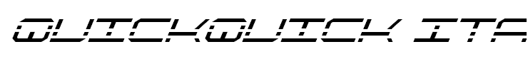 QuickQuick Italic