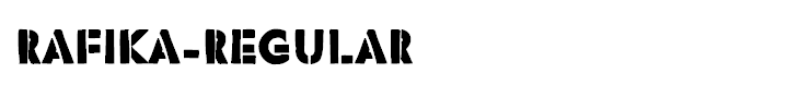 Rafika-Regular