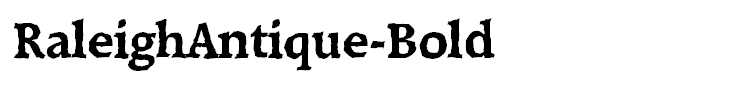 RaleighAntique-Bold