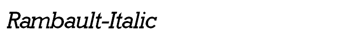 Rambault-Italic