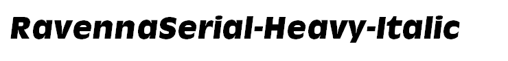 RavennaSerial-Heavy-Italic