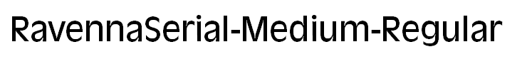RavennaSerial-Medium-Regular
