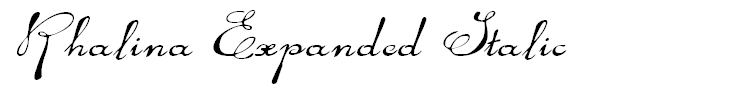 Rhalina Expanded Italic