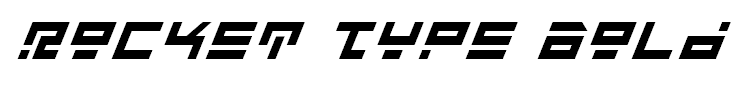 Rocket Type Bold Italic