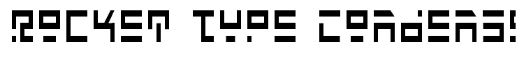 Rocket Type Condensed