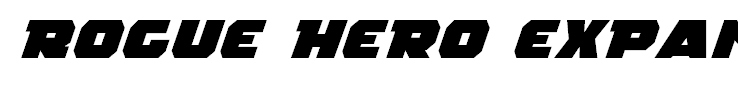 Rogue Hero Expanded Italic