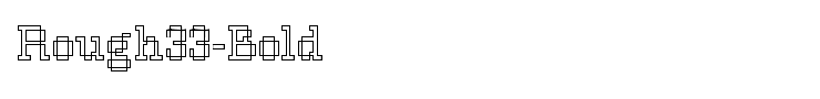 Rough33-Bold