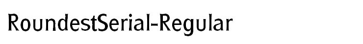 RoundestSerial-Regular