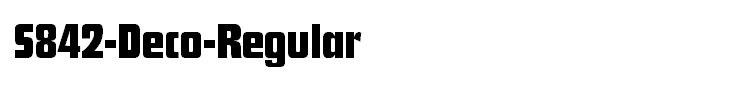 S842-Deco-Regular