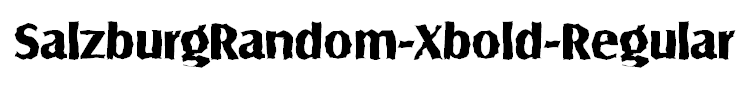 SalzburgRandom-Xbold-Regular