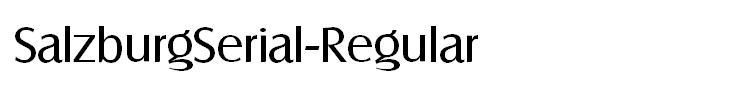 SalzburgSerial-Regular