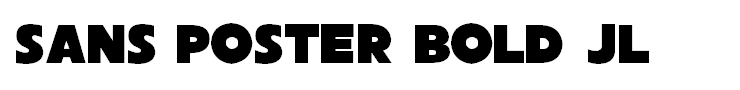 Sans Poster Bold JL