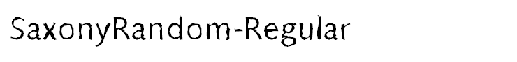 SaxonyRandom-Regular