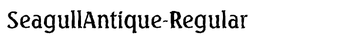 SeagullAntique-Regular