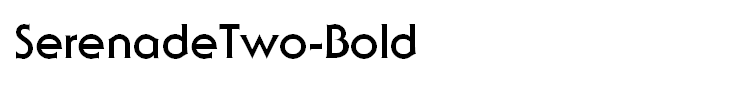 SerenadeTwo-Bold