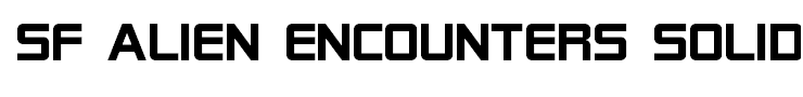 SF Alien Encounters Solid