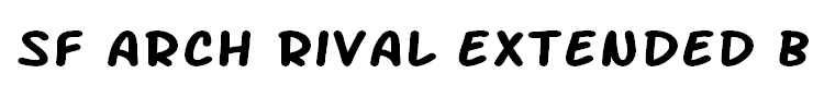 SF Arch Rival Extended Bold