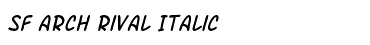SF Arch Rival Italic