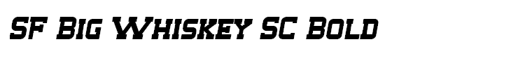 SF Big Whiskey SC Bold