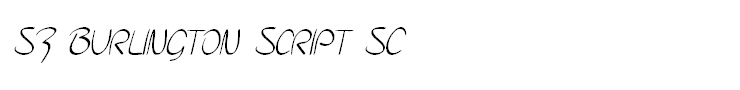 SF Burlington Script SC
