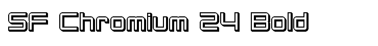 SF Chromium 24 Bold