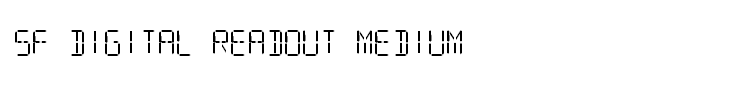 SF Digital Readout Medium