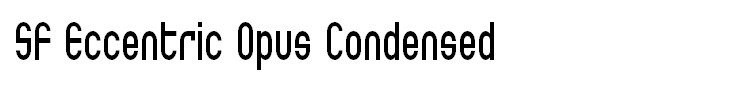 SF Eccentric Opus Condensed