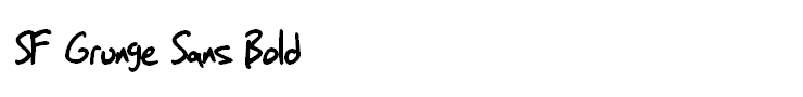 SF Grunge Sans Bold