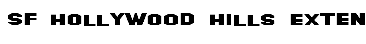 SF Hollywood Hills Extended