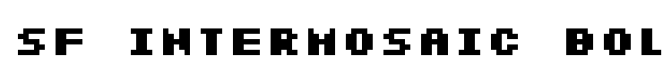 SF Intermosaic Bold
