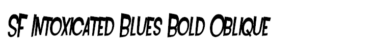 SF Intoxicated Blues Bold Oblique
