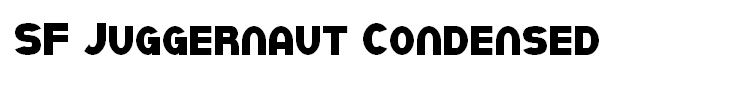 SF Juggernaut Condensed