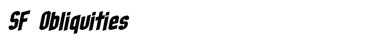 SF Obliquities