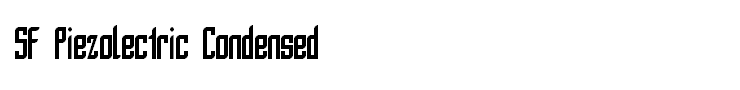 SF Piezolectric Condensed