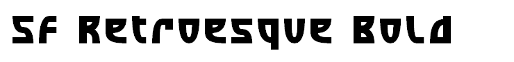 SF Retroesque Bold