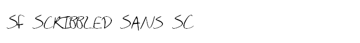 SF Scribbled Sans SC