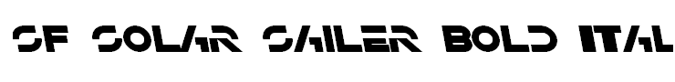 SF Solar Sailer Bold Italic
