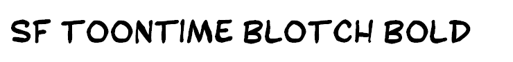 SF Toontime Blotch Bold