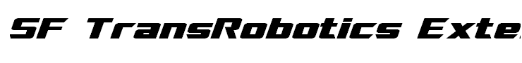 SF TransRobotics Extended Italic