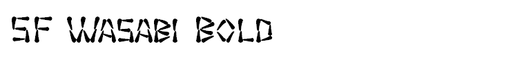 SF Wasabi Bold