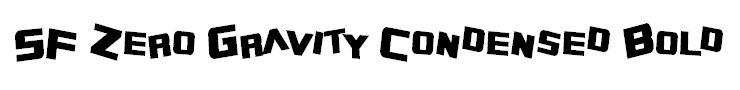 SF Zero Gravity Condensed Bold