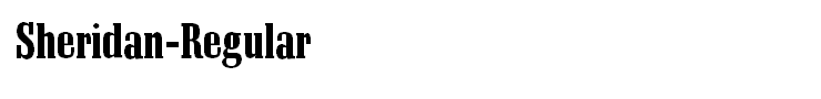 Sheridan-Regular