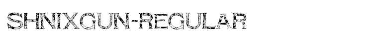 Shnixgun-Regular