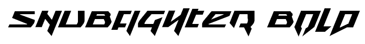 Snubfighter Bold Italic