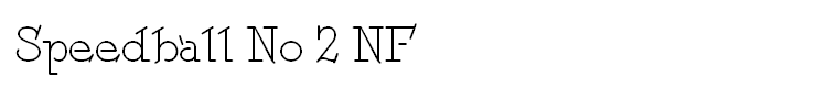 Speedball No 2 NF
